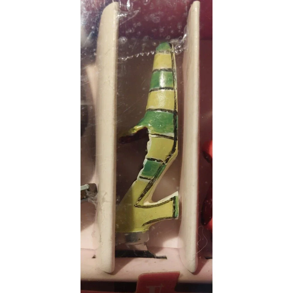 Vintage colorful shoes 3 piece canape set original box spreaders